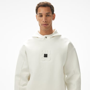  Hugo Debostaco Erkek Krem Sweatshirt