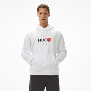  Hugo Dewgili Erkek Beyaz Sweatshirt