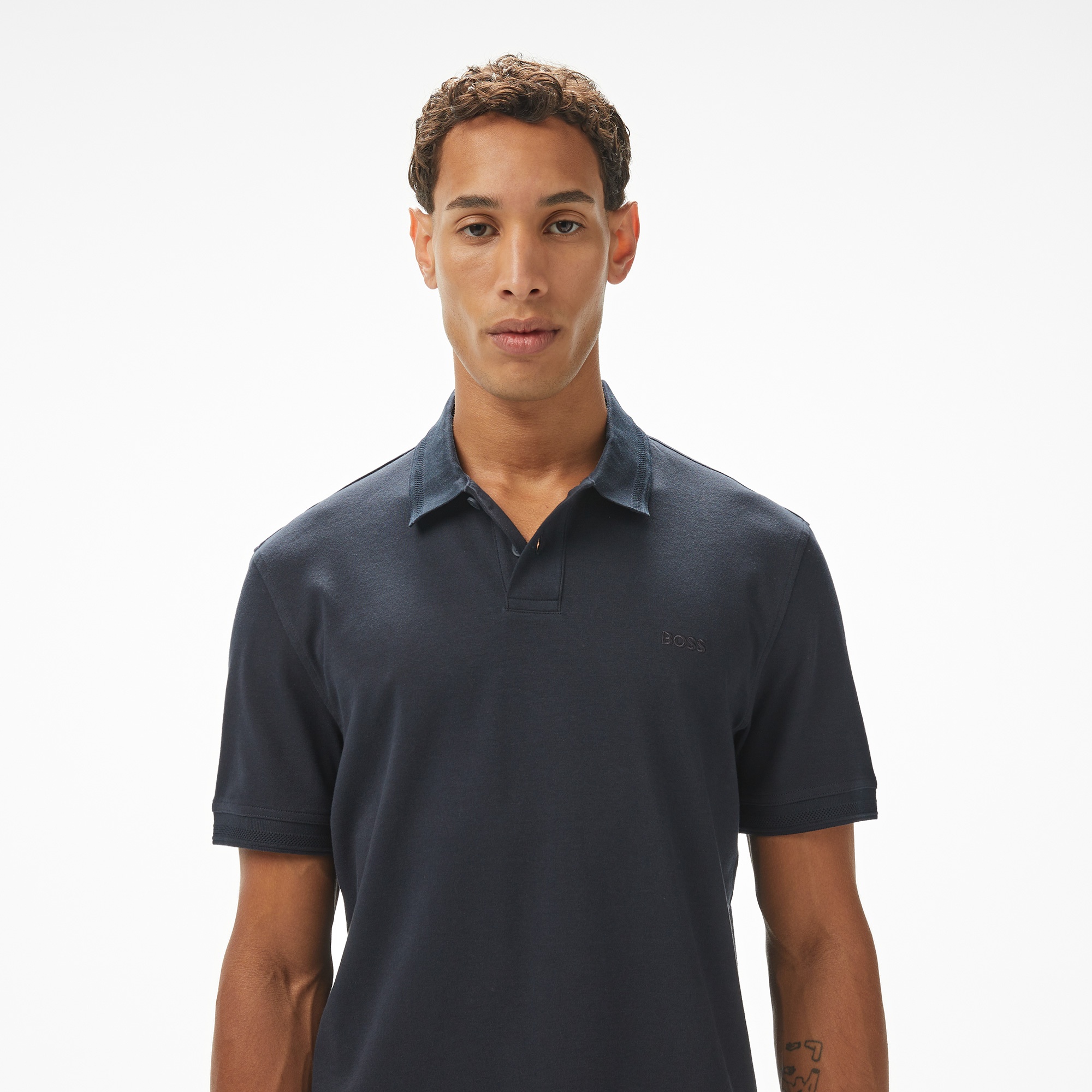 Boss Erkek Lacivert Polo