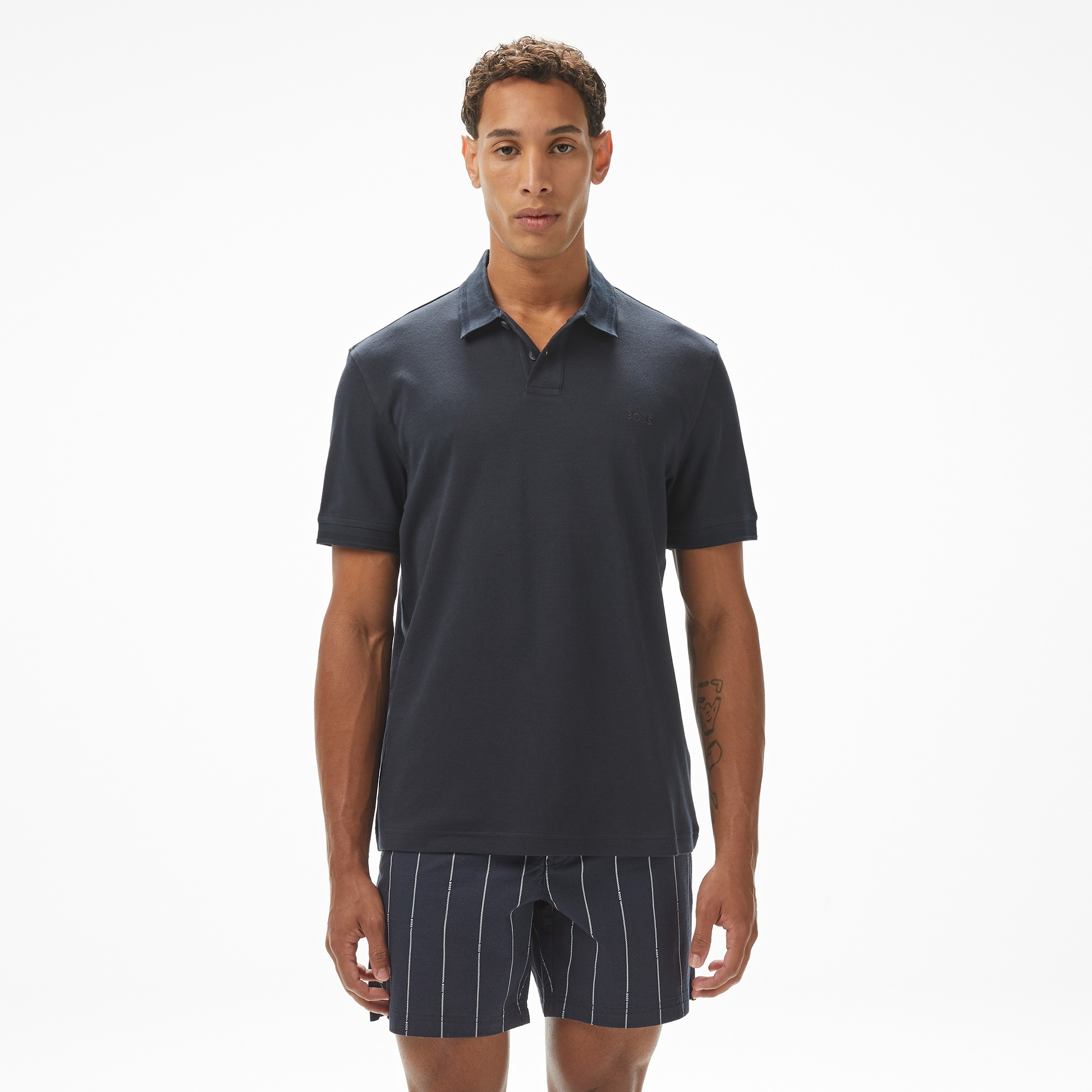 Boss Erkek Lacivert Polo