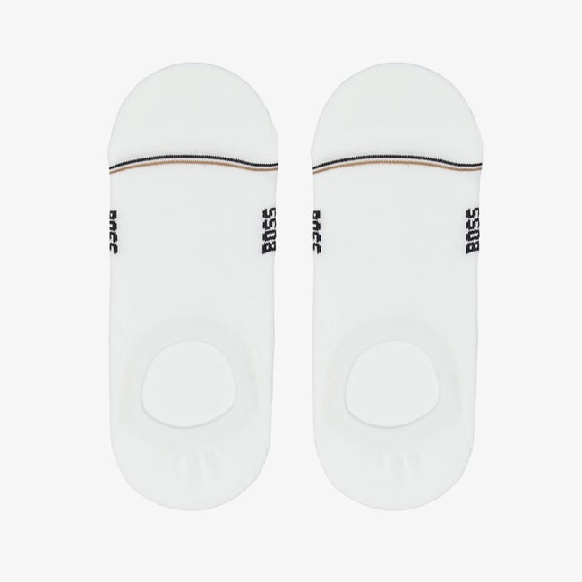  Boss 2'li Iconic Erkek Beyaz Çorap