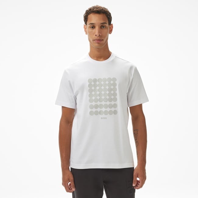  Boss Erkek Beyaz T-Shirt