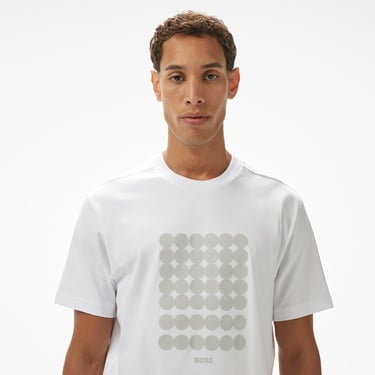  Boss Erkek Beyaz T-Shirt