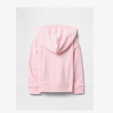  Gap Relaxed Fit Fermuarlı Çocuk Pembe Sweatshirt