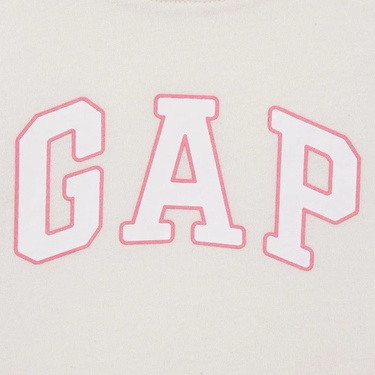  Gap Logo Çocuk Krem T-Shirt