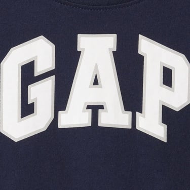  Gap V-Bas Çocuk Gri T-Shirt