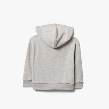  Gap Relaxed Fit Fermuarlı Çocuk Gri Sweatshirt
