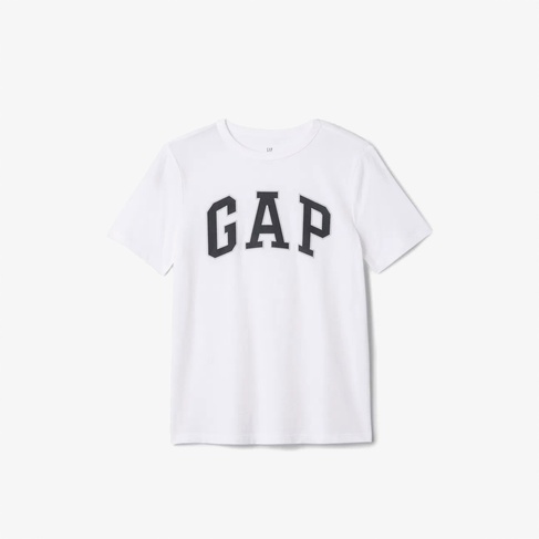  Gap Relaxed Fit Çocuk Beyaz T-Shirt