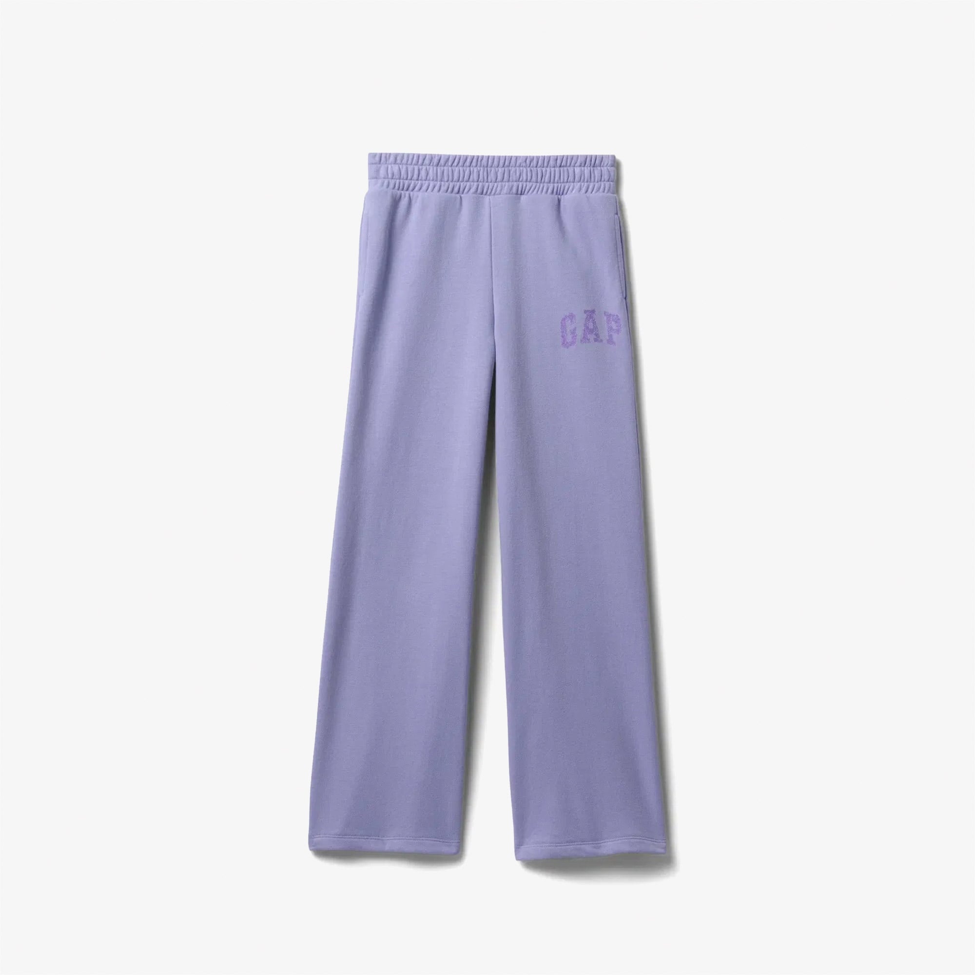 Gap Relaxed Fit Wide Leg Çocuk Mor Eşofman Altı