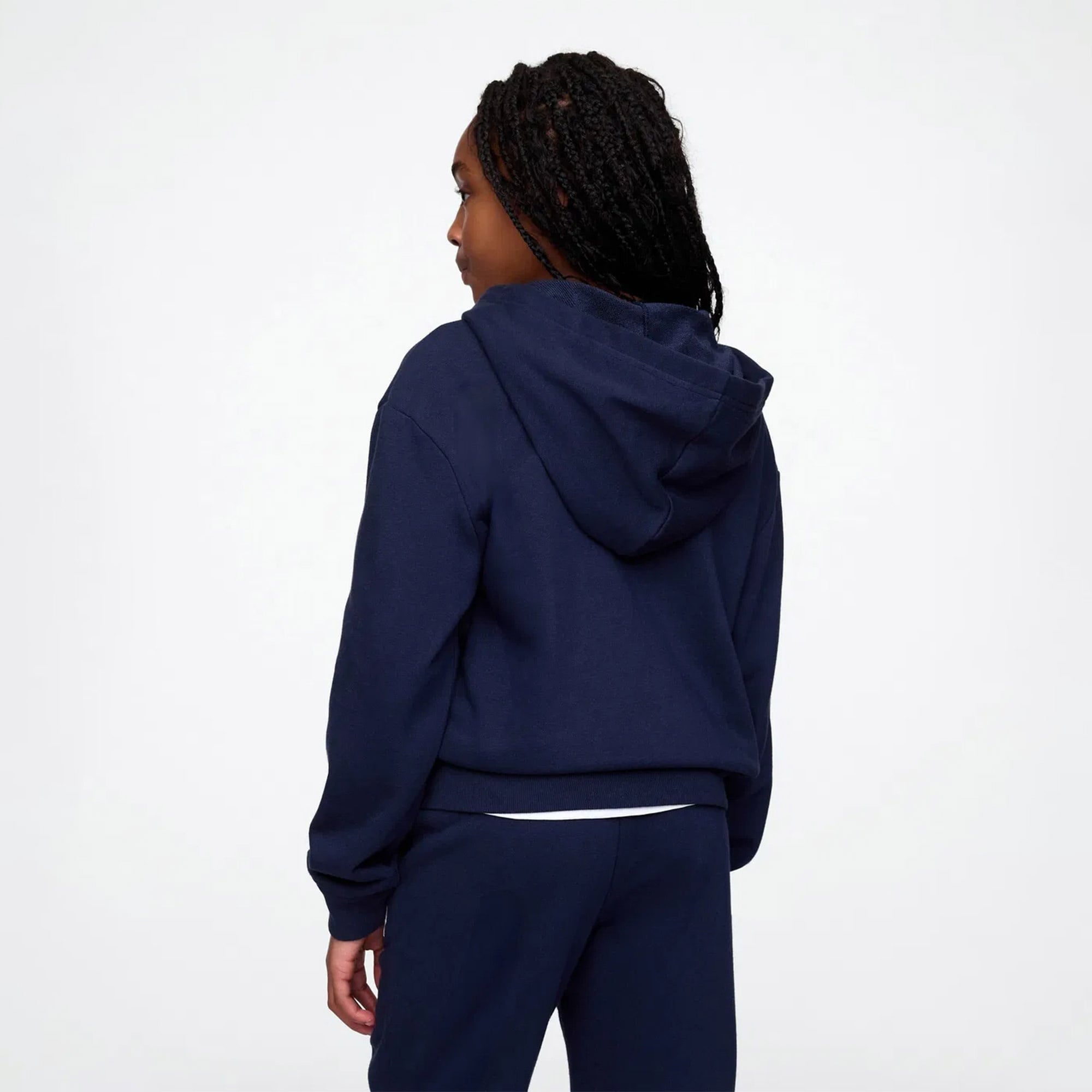 Gap Logo Relaxed Fit Çocuk Lacivert Sweatshirt