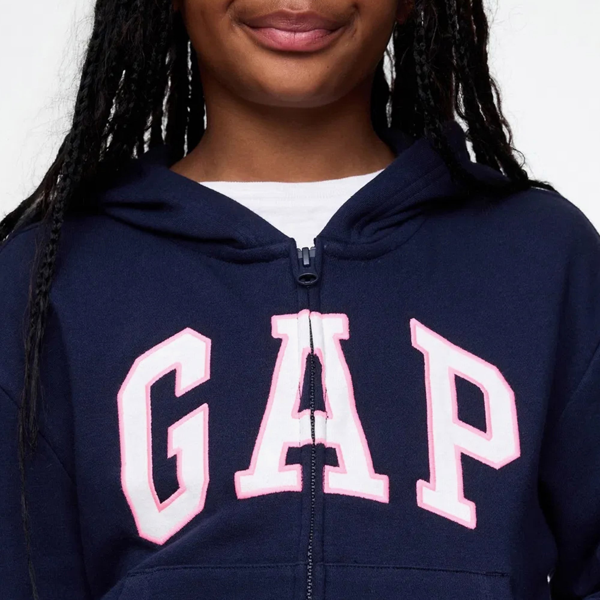 Gap Logo Relaxed Fit Çocuk Lacivert Sweatshirt