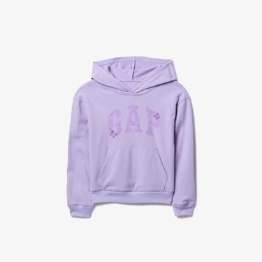  Gap Relaxed Fit French Terry Çocuk Mor Sweatshirt
