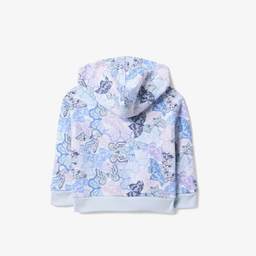  Gap Logo Fermuarlı Çocuk Gri Sweatshirt