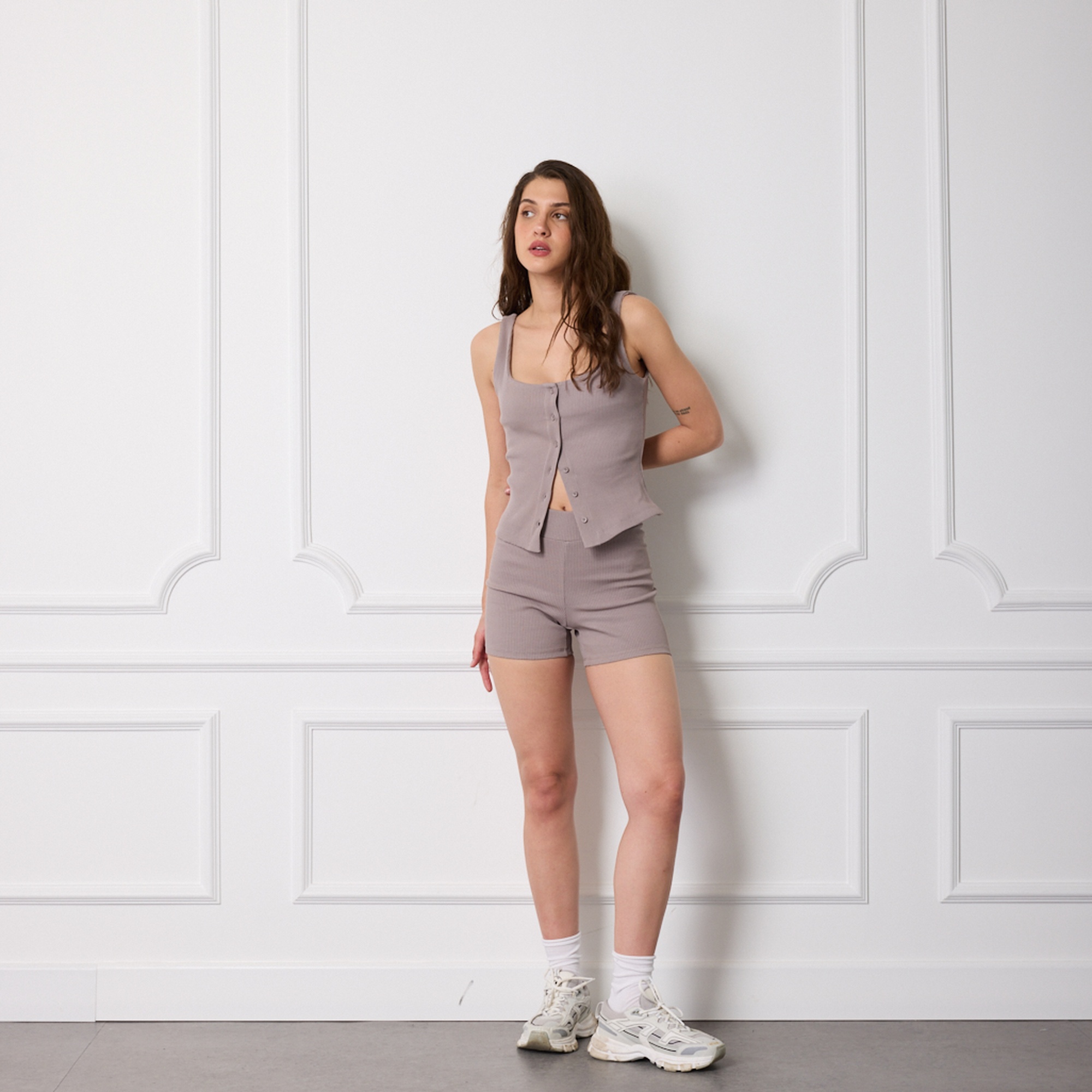 Önü Düğmeli Bluz