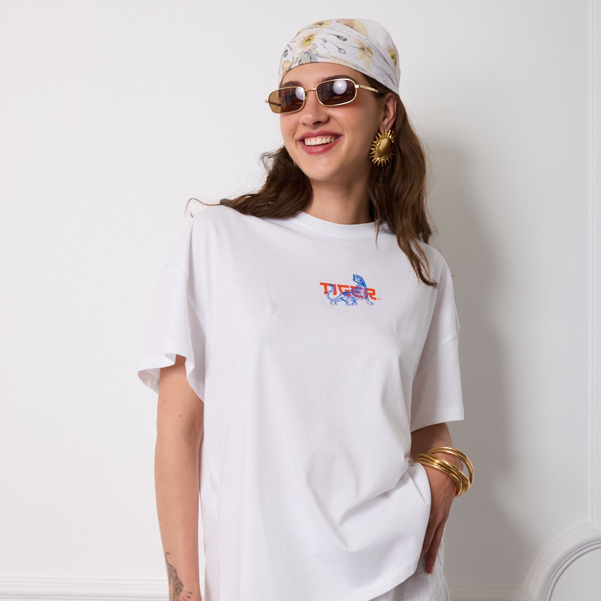 Tiger Baskılı Tshirt