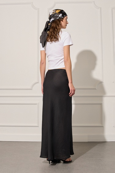  %100 Keten Uzun Etek