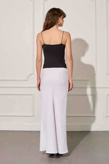  %100 Keten Uzun Etek