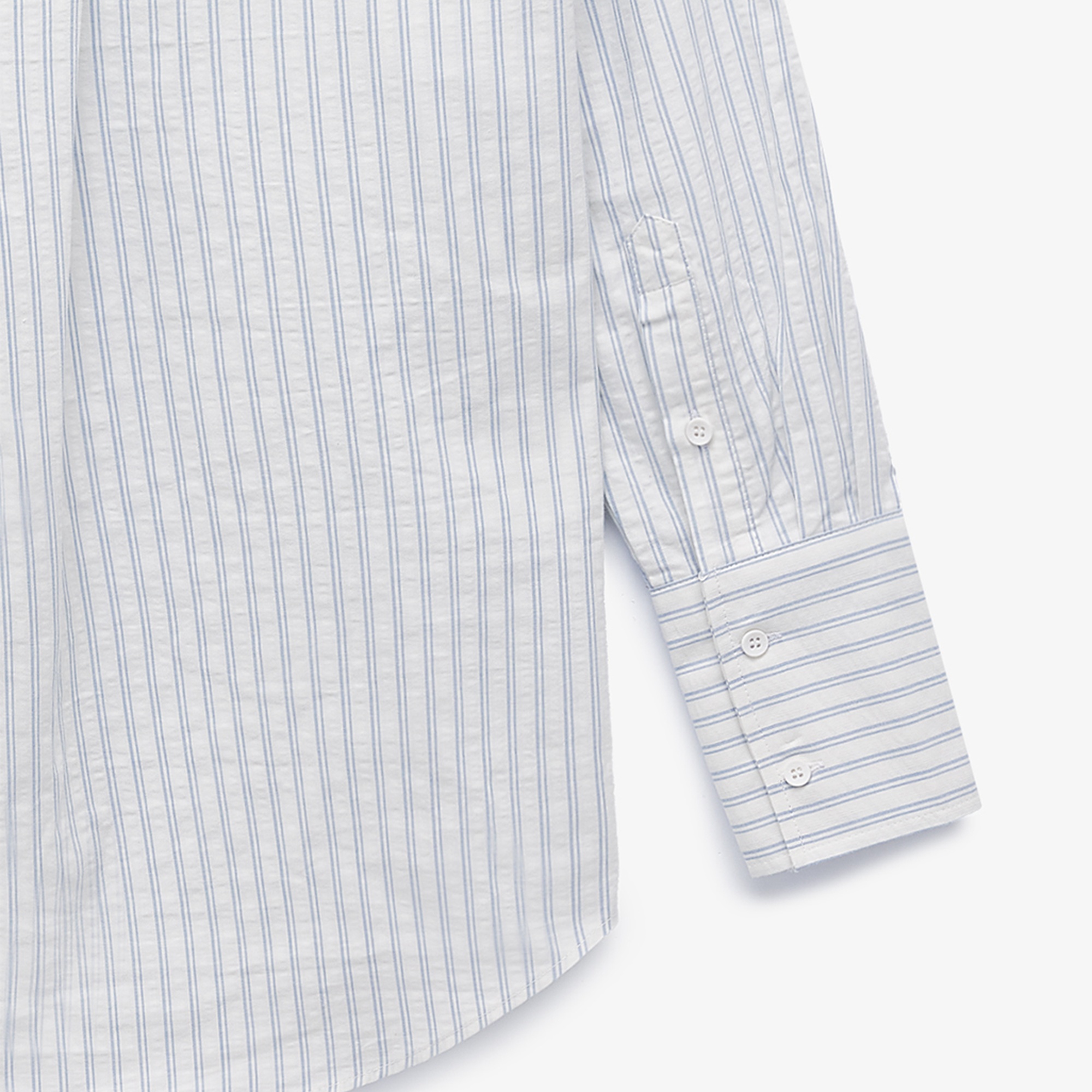 Oversize Çizgili Gömlek