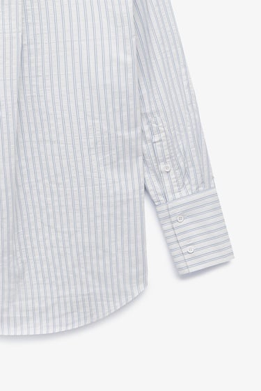  Oversize Çizgili Gömlek