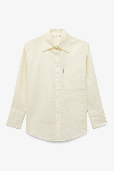  Oversize Çizgili Gömlek