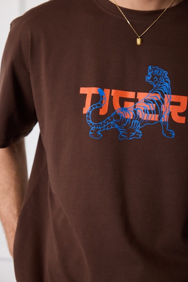  Tiger Baskılı Tshirt