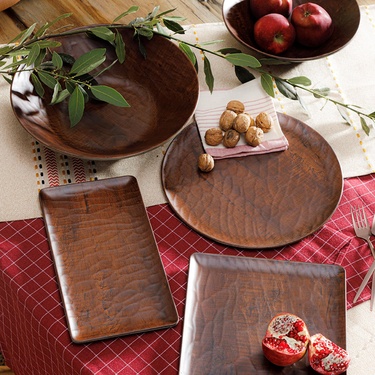  WOOD TOUCH DİKDÖRTGEN SUNUM 32CM