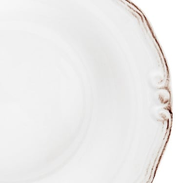  EKRU 6 LI ÇUKUR YEMEK TABAĞI SETİ 22CM