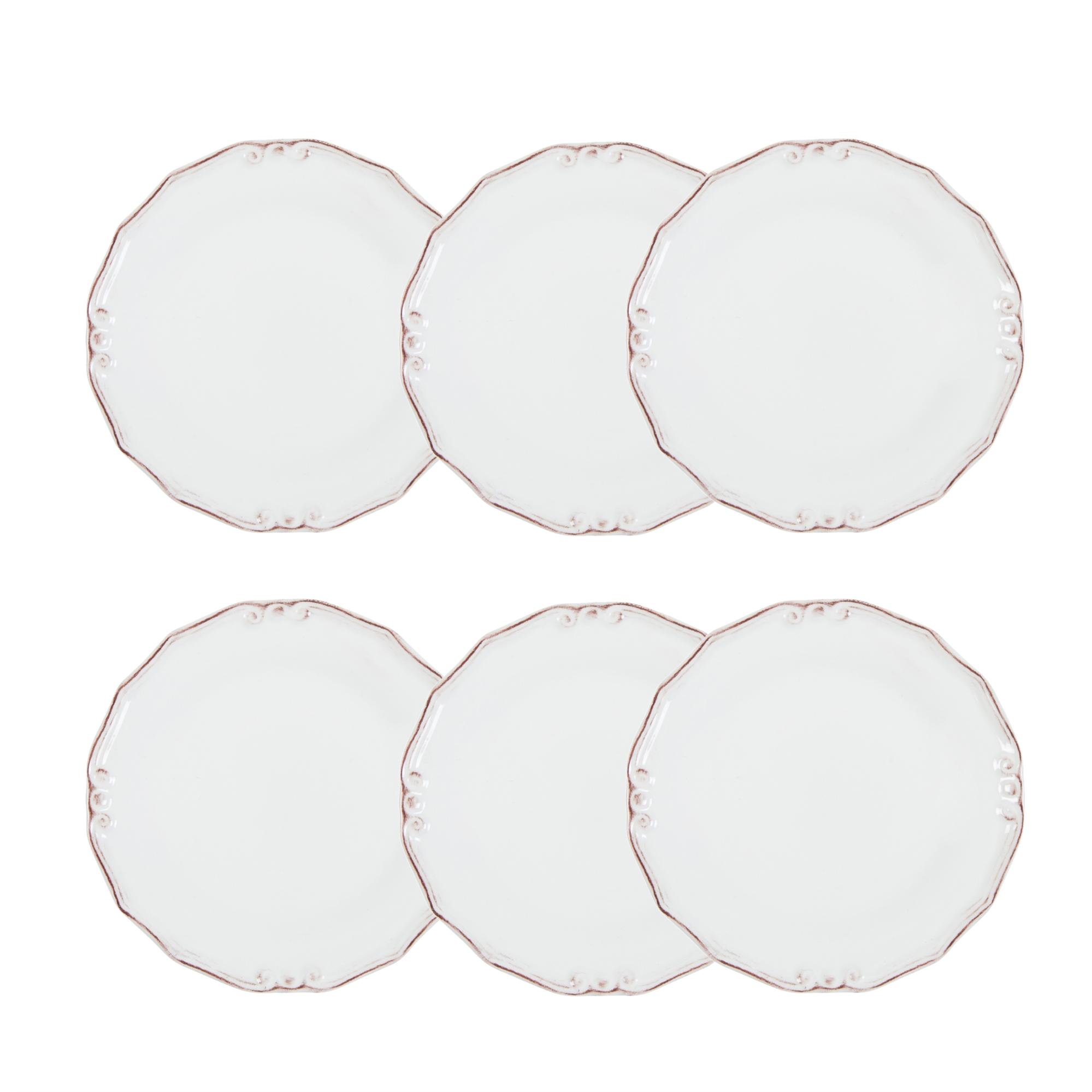  EKRU 6 LI PASTA TABAĞI SETİ -20CM