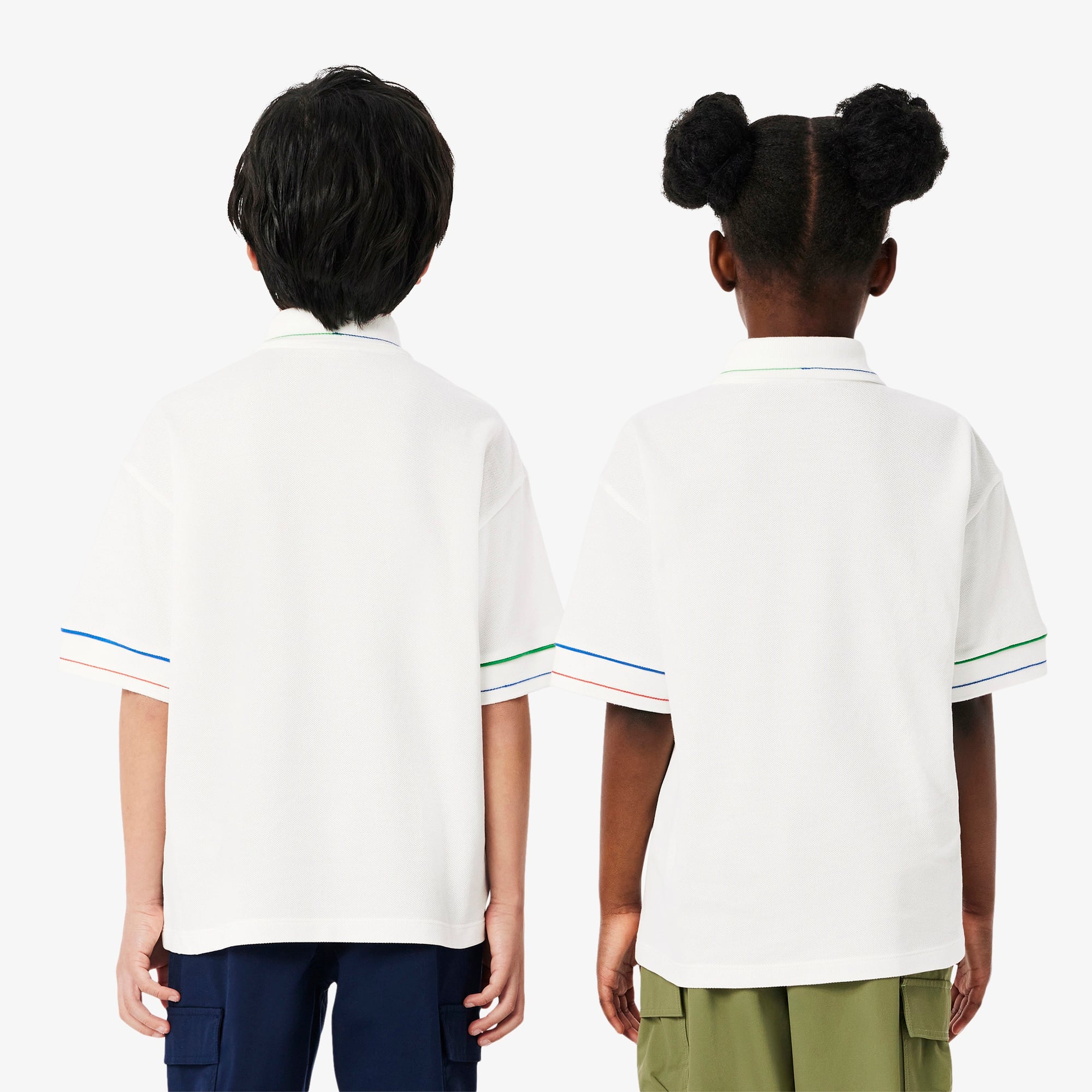 Lacoste Çocuk Beyaz Polo