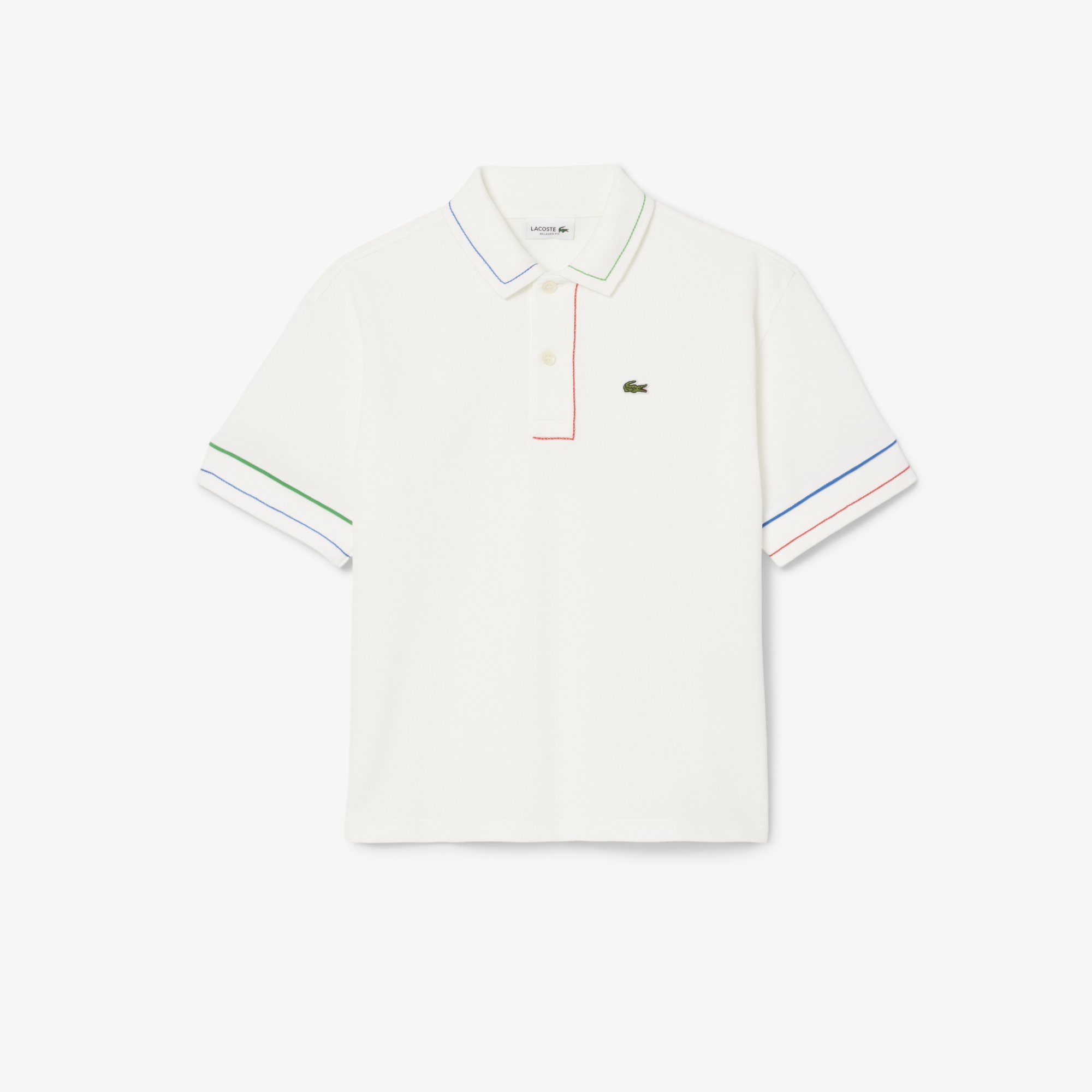 Lacoste Çocuk Beyaz Polo