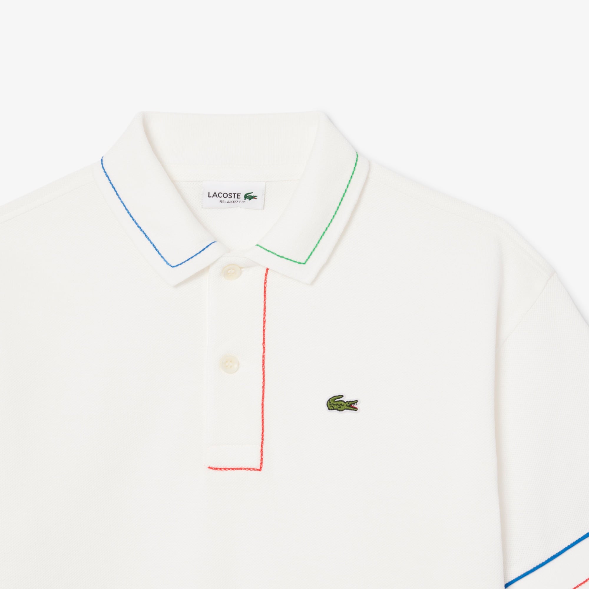 Lacoste Çocuk Beyaz Polo