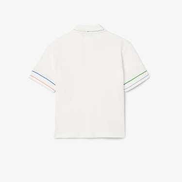  Lacoste Çocuk Beyaz Polo