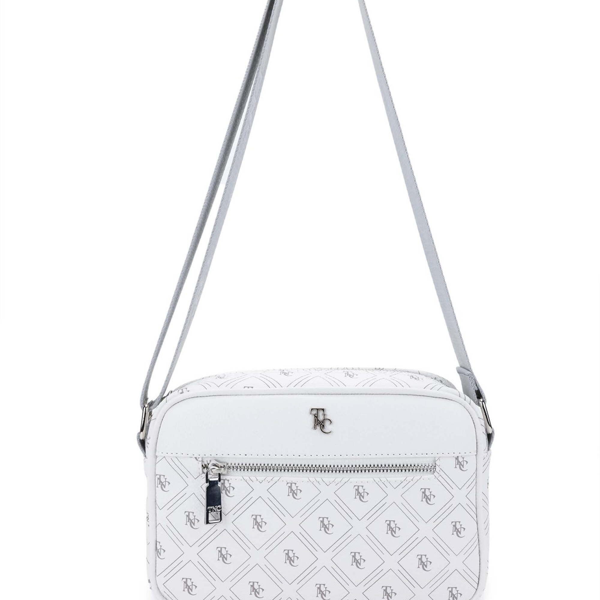 Tamer Tanca Kadın Vegan Beyaz Postacı Çanta