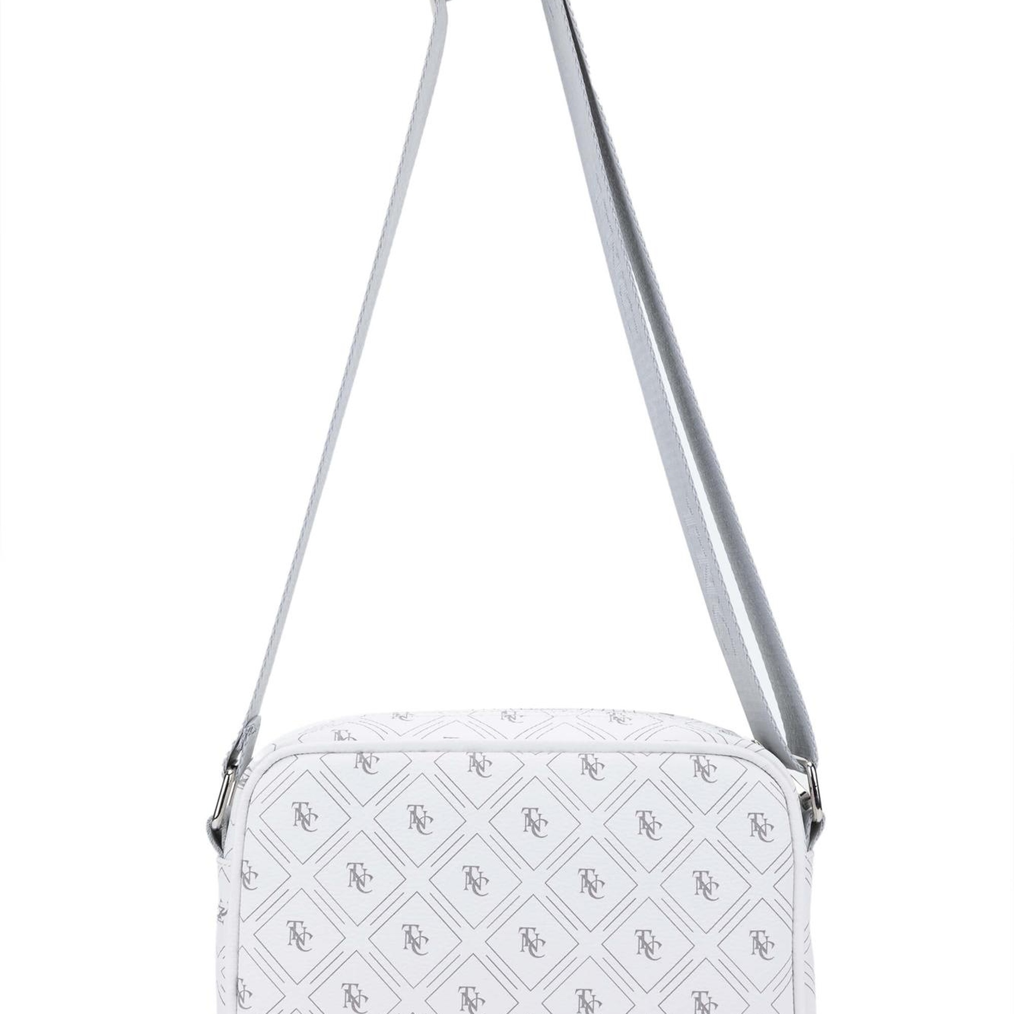 Tamer Tanca Kadın Vegan Beyaz Postacı Çanta