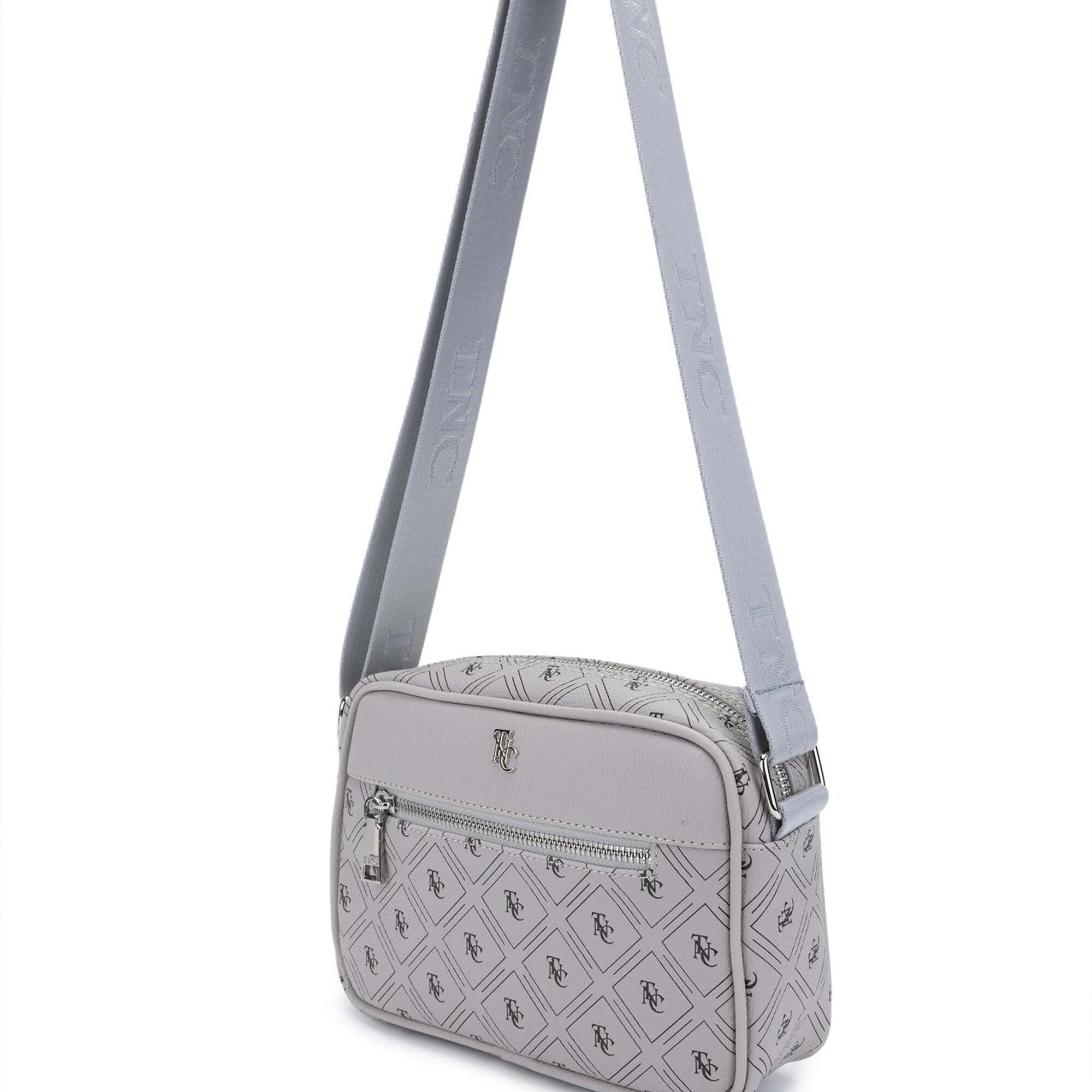 Tamer Tanca Kadın Vegan Gri Postacı Çanta