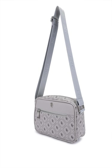  Tamer Tanca Kadın Vegan Gri Postacı Çanta