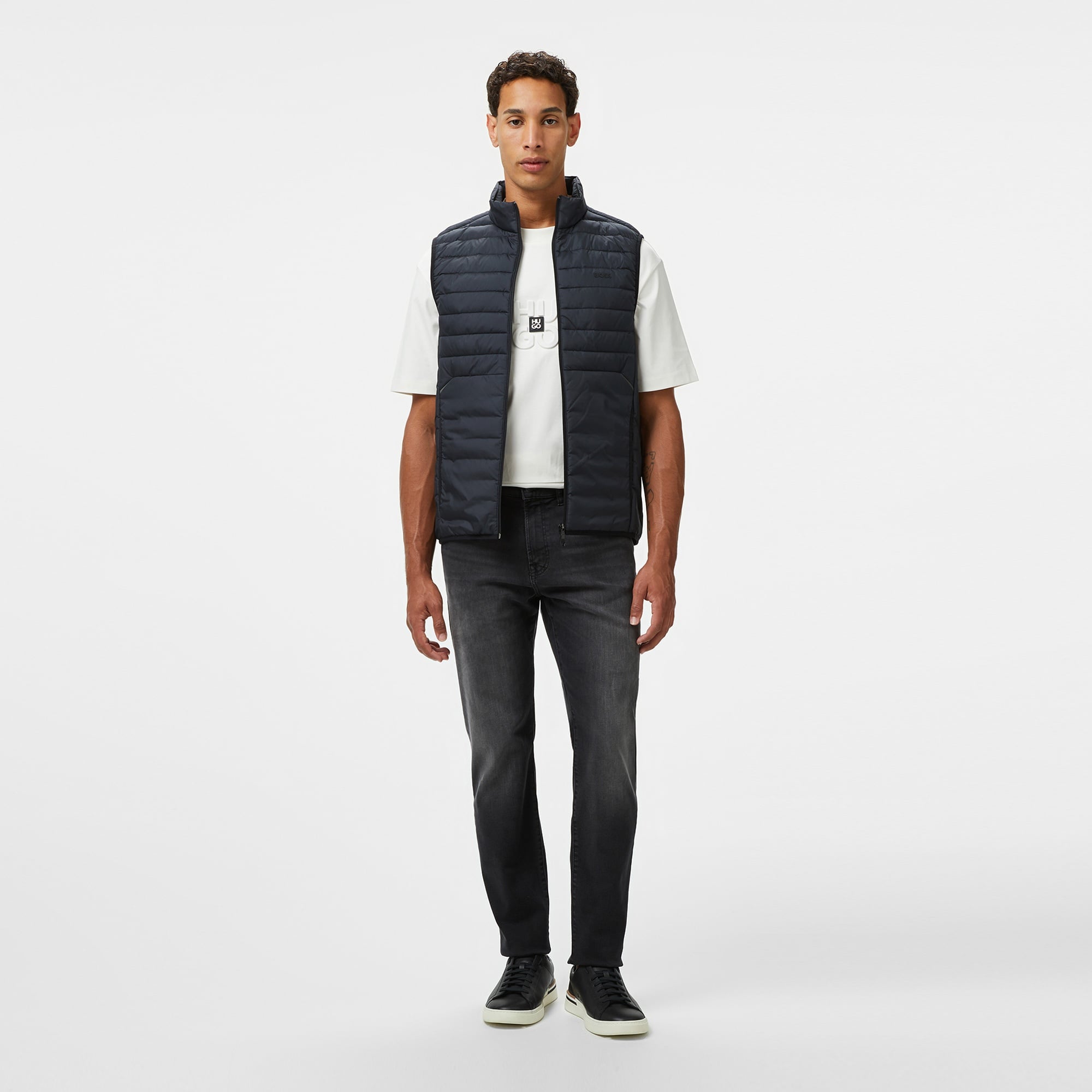 Boss Erkek Lacivert Yelek