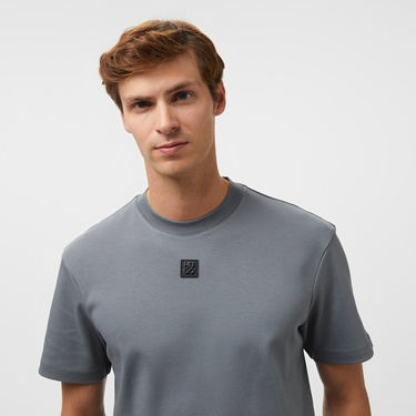 Hugo Dalile Erkek Gri T-Shirt