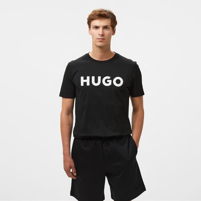  Hugo Dulivio Erkek Siyah T-Shirt