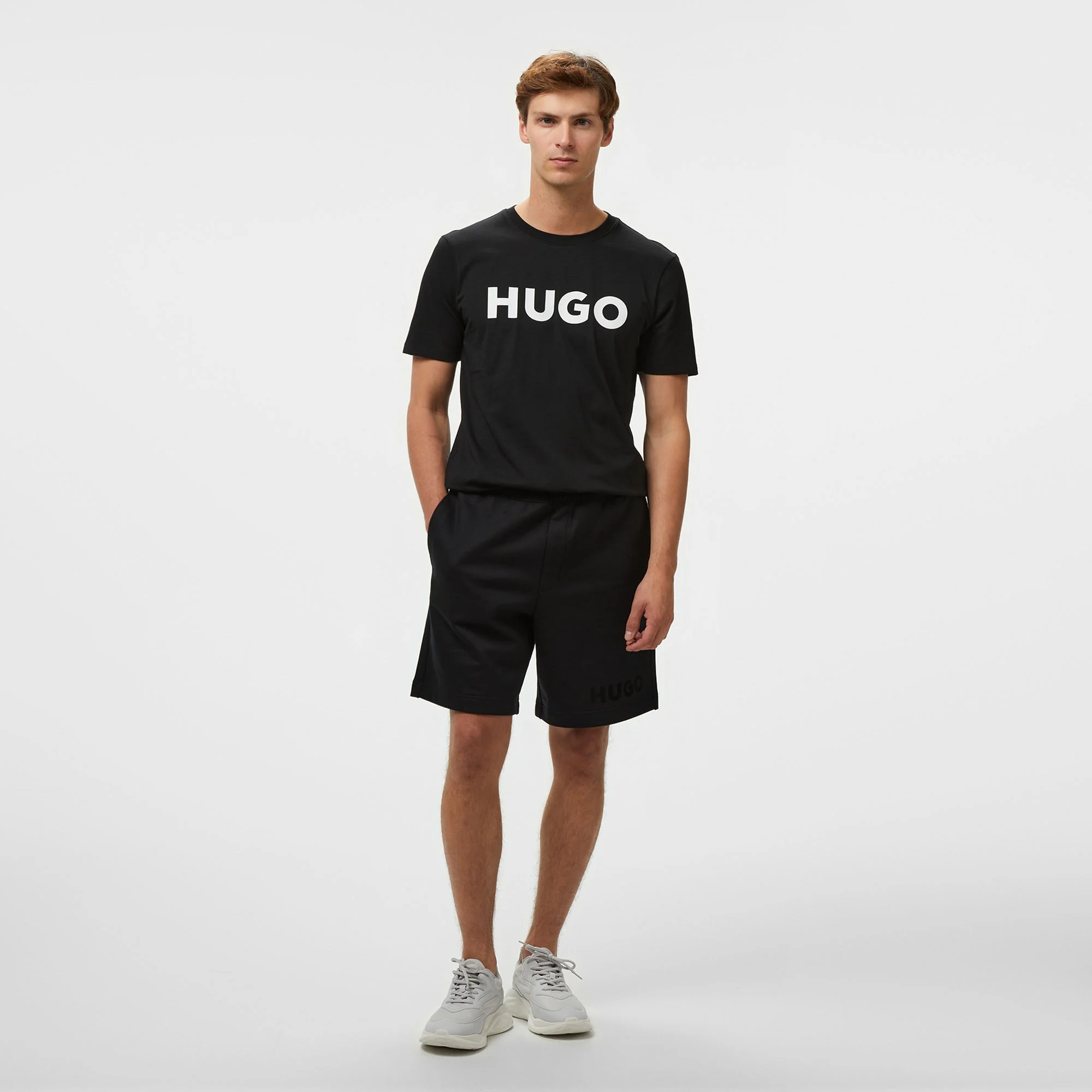 Hugo Dulivio Erkek Siyah T-Shirt