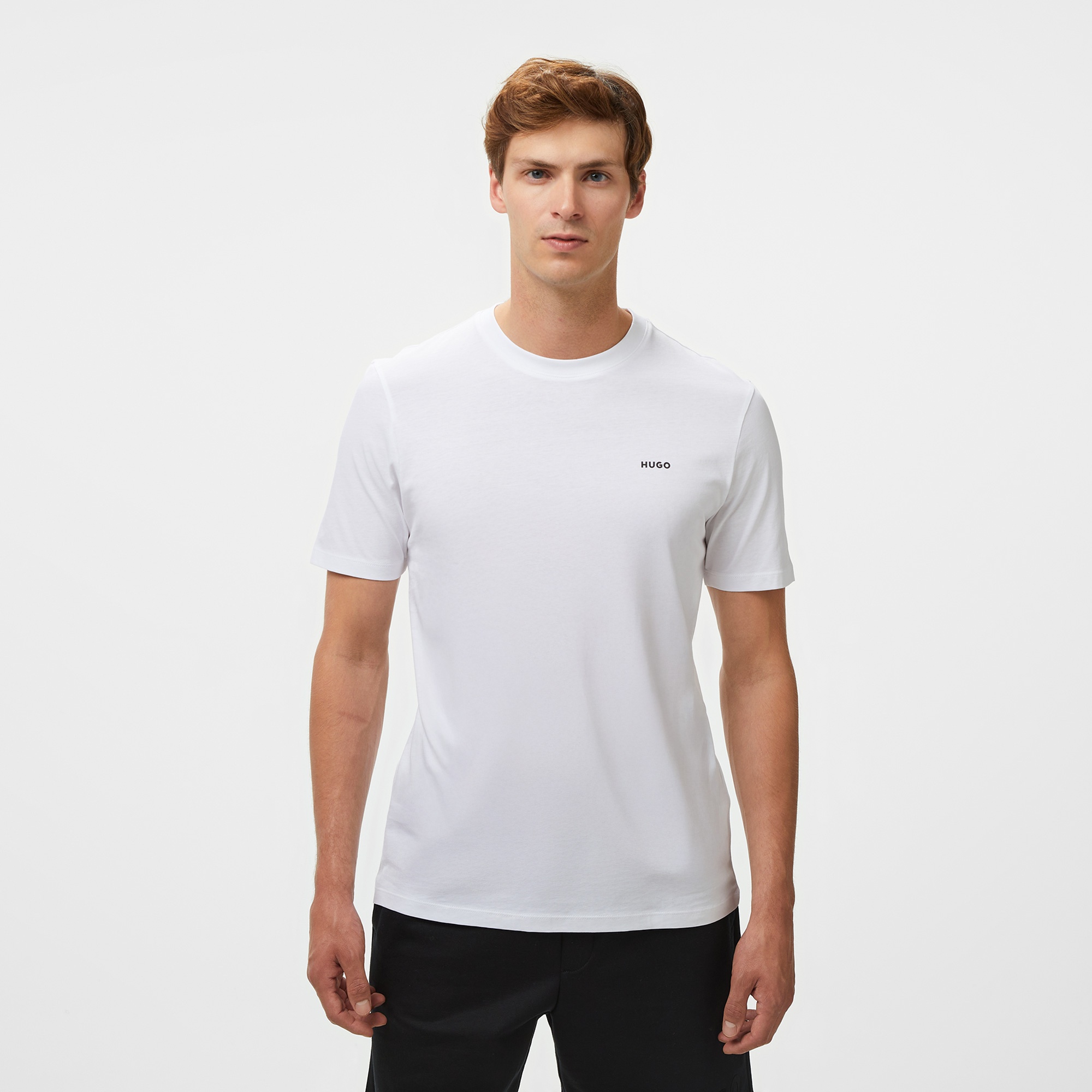 Hugo Dero 222 Erkek Beyaz T-Shirt