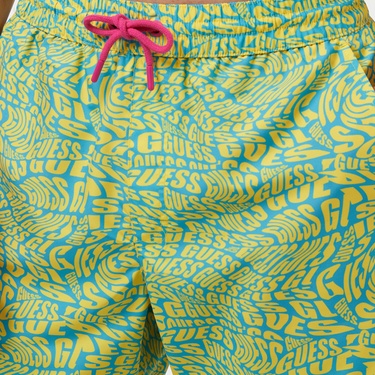  Guess Erkek Sarı Deniz Şortu