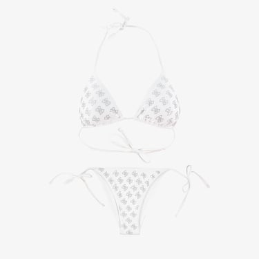  Guess Microfiber 155 Kadın Beyaz Bikini Üstü