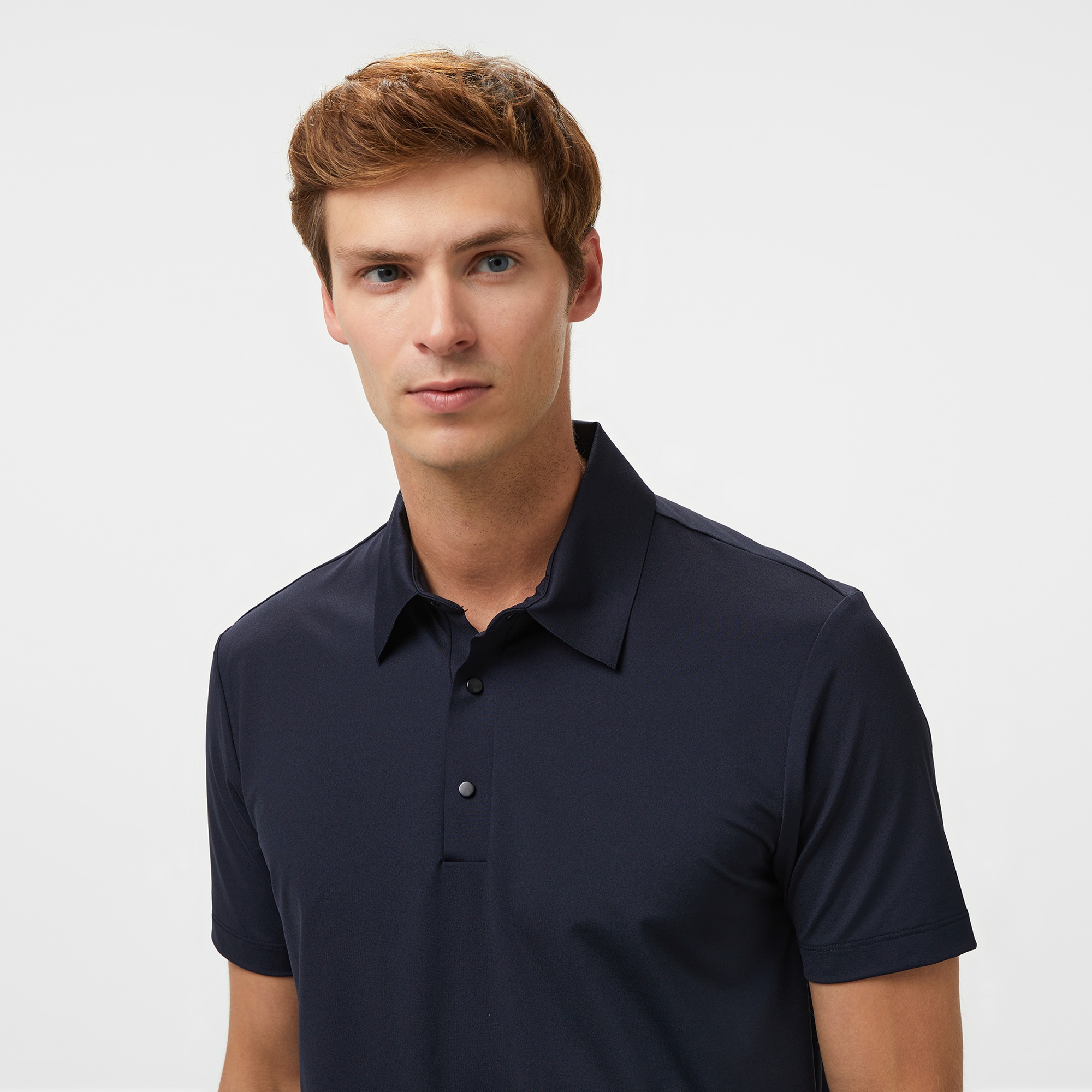 Brooks Brothers Çıt Çıt Düğmeli Performans Erkek Lacivert Polo