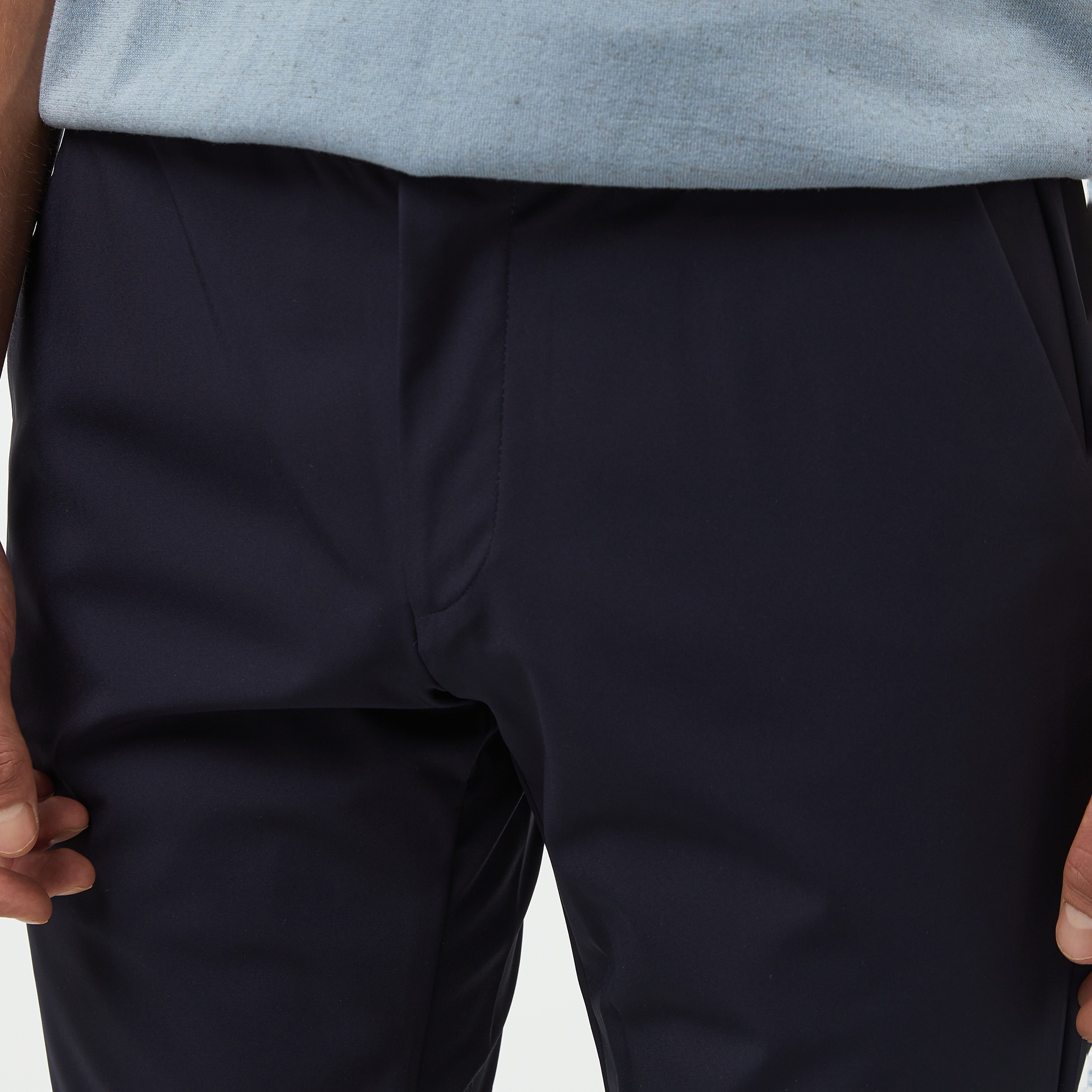 Brooks Brothers İçten Bağcıklı Performans Erkek Lacivert Pantolon