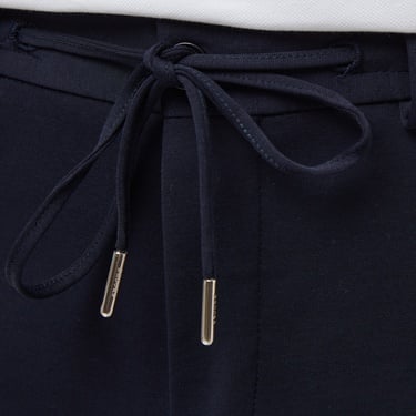  Brooks Brothers Yan Beli Lastikli Duble Paça Erkek Lacivert Pantolon