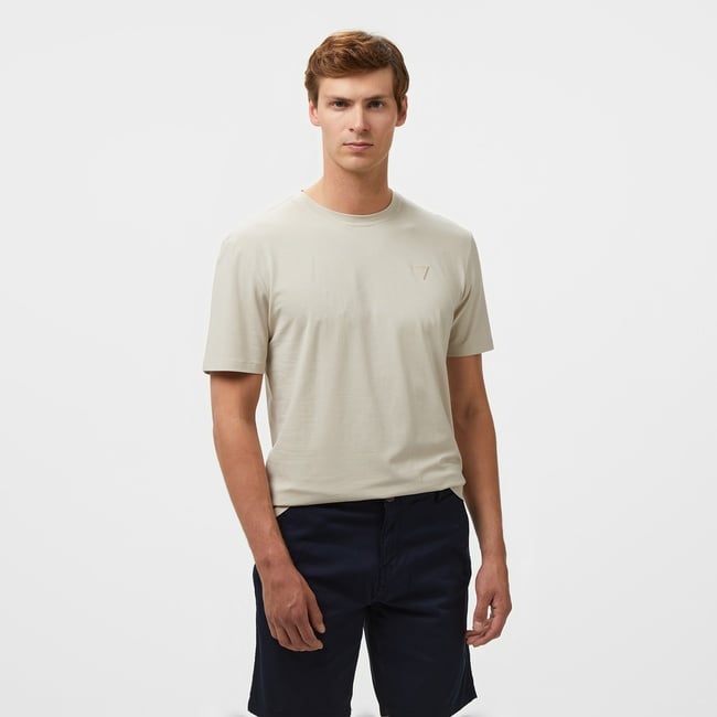  Guess Hedley Erkek Bej T-Shirt