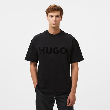  Hugo Dinkee Erkek Siyah T-Shirt