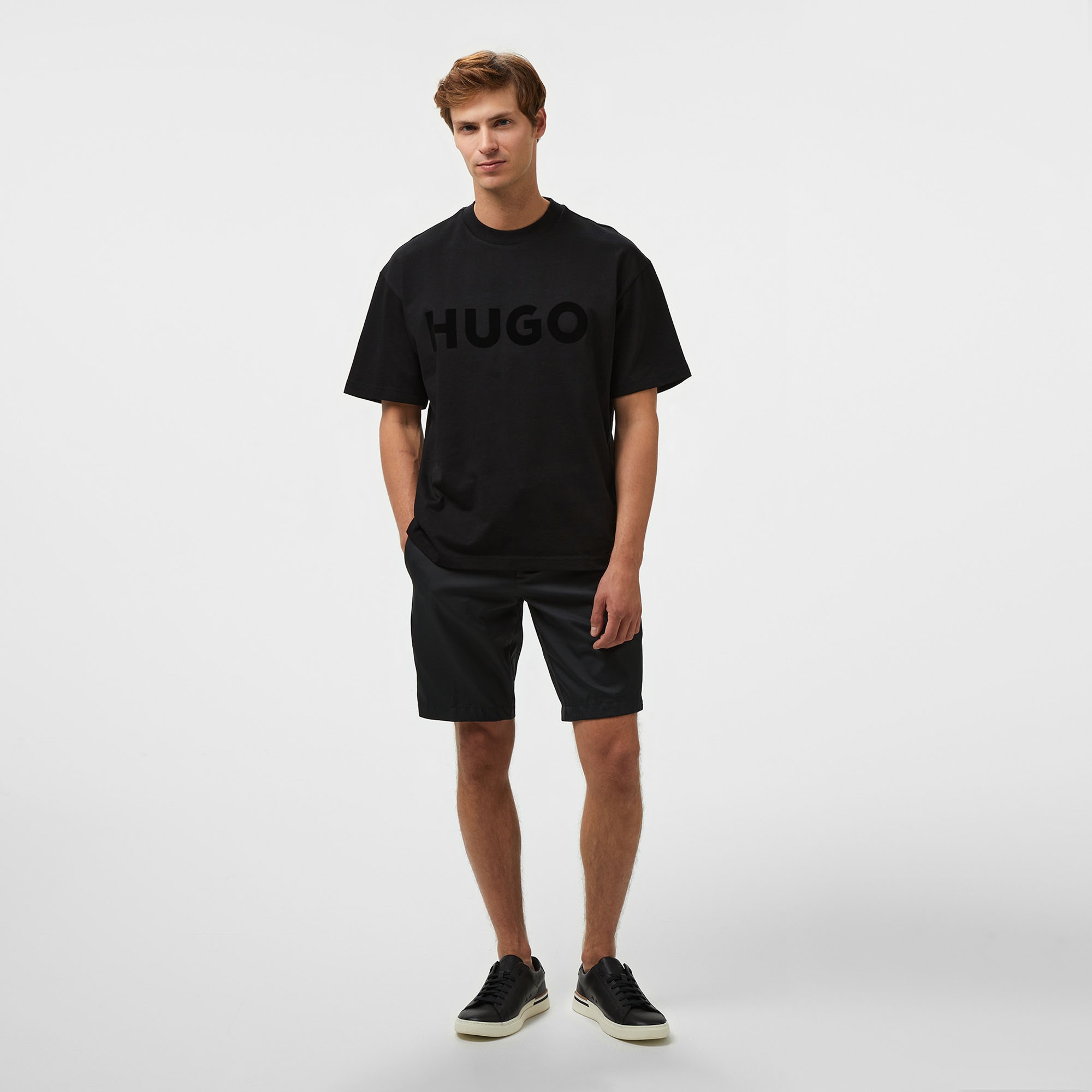 Hugo Dinkee Erkek Siyah T-Shirt