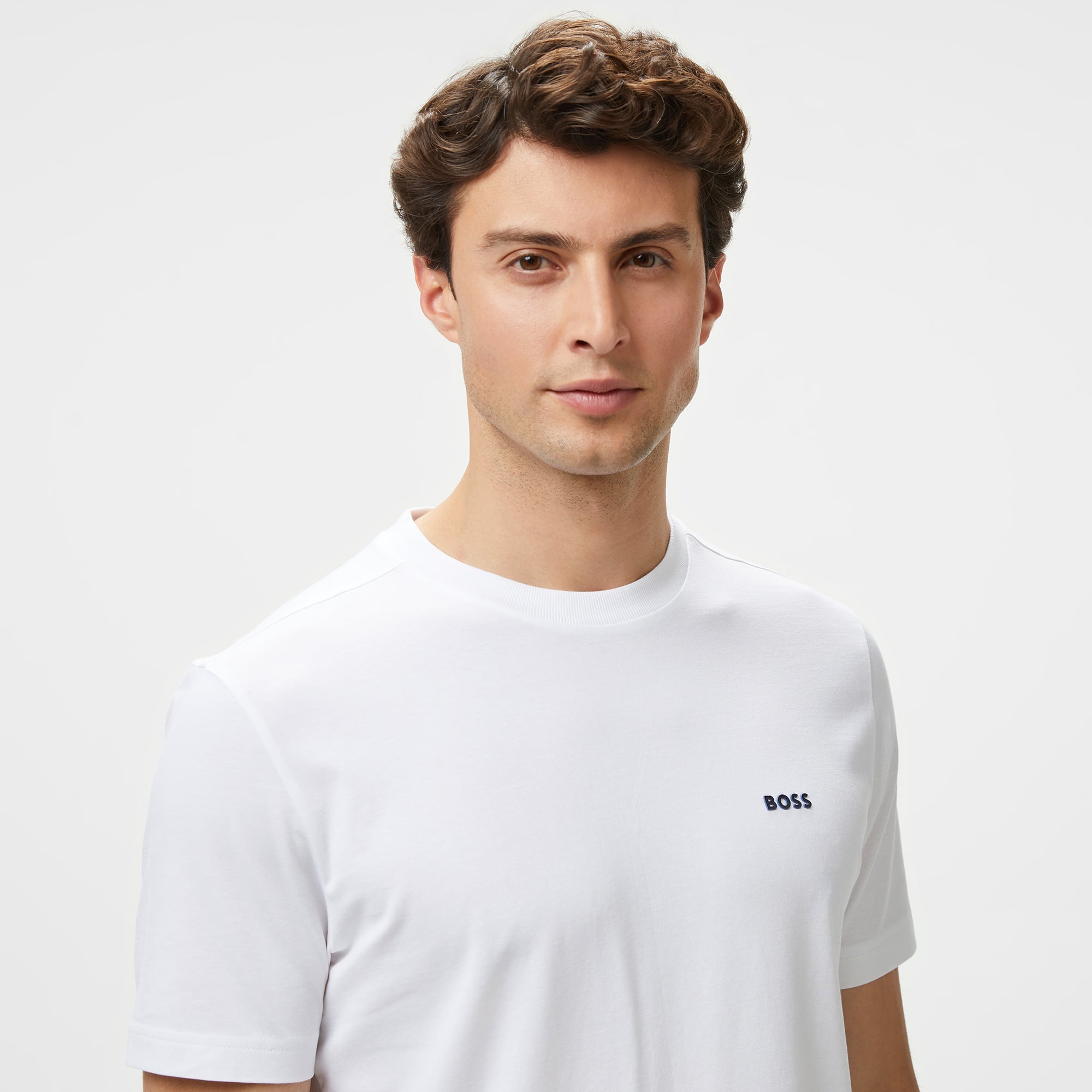 Boss Erkek Beyaz T-Shirt